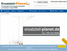 Tablet Screenshot of ersatzteil-planet.de